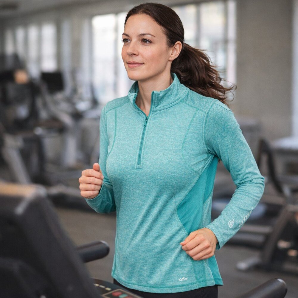C9 by Champion Turquoise 1/4 Zip Athletic Top - Women's M